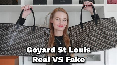 how to tell a real vs fake goyard|inside goyard tote.